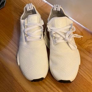 Women’s white adidas boost